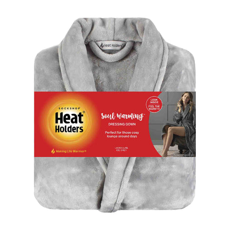 Ladies Soft Fleece Warm Bathrobe Dressing Gown for Winter
