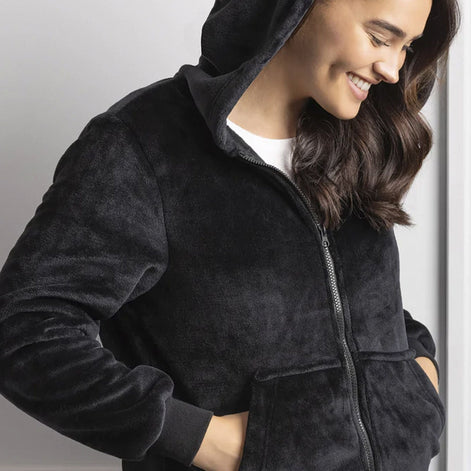 Ladies Soul Warming Soft Fleece Snoodie Hoodie for Winter