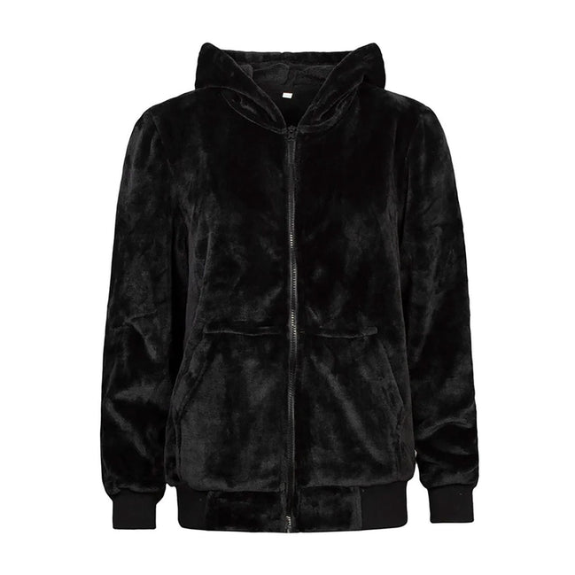 Mens Zipped Soft Warm Fleece Jumper for Winter