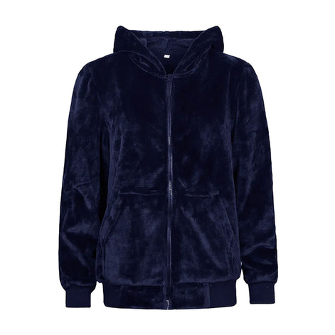 Mens Zipped Soft Warm Fleece Jumper for Winter