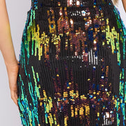 Skylar Multicolour Sequin Mini Skirt