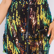 Skylar Multicolour Sequin Mini Skirt