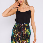 Skylar Multicolour Sequin Mini Skirt