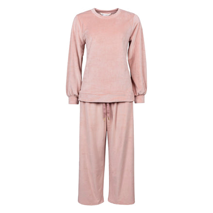 Ladies Winter Loungewear Comfy Set | Soul Warming Thermal Pink Pyjama Set