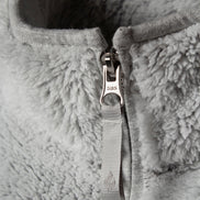 Ladies Thermal Soft Teddy Bear Fleece 1/4 Zip Hoodie Top for Winter