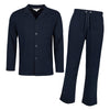 Mens Thermal Pyjama Set with Long Sleeve Top & Bottoms for Cold Nights