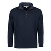 Mens Thermal Soft 1/4 Zip Top Fleece with High Collar