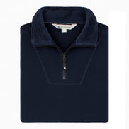 Mens Thermal Soft 1/4 Zip Top Fleece with High Collar
