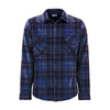 Mens Quilted Plaid Pattern Thermal Long Sleeve Winter Jacket