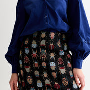 Aubin Beetlejuice Jacquard A-Line Mini Skirt
