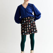 Aubin Beetlejuice Jacquard A-Line Mini Skirt