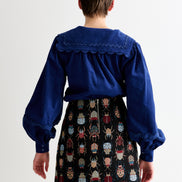 Aubin Beetlejuice Jacquard A-Line Mini Skirt