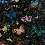 Aubin Butterfly Ball Jacquard Mini A-Line Skirt - Multicoloured
