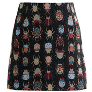 Aubin Beetlejuice Jacquard A-Line Mini Skirt