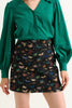 Aubin Butterfly Ball Jacquard Mini A-Line Skirt - Multicoloured