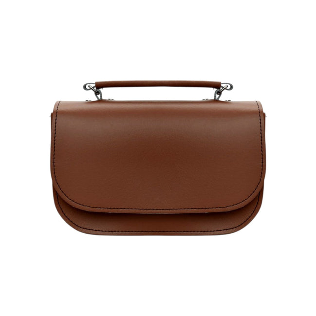 Aura Handmade Leather Bag - Chestnut