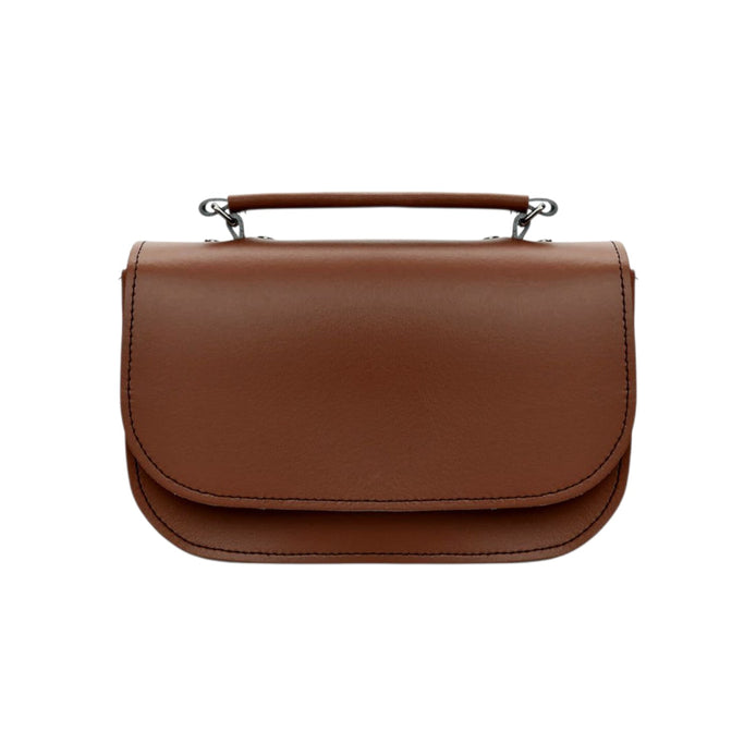 Aura Handmade Leather Bag - Chestnut