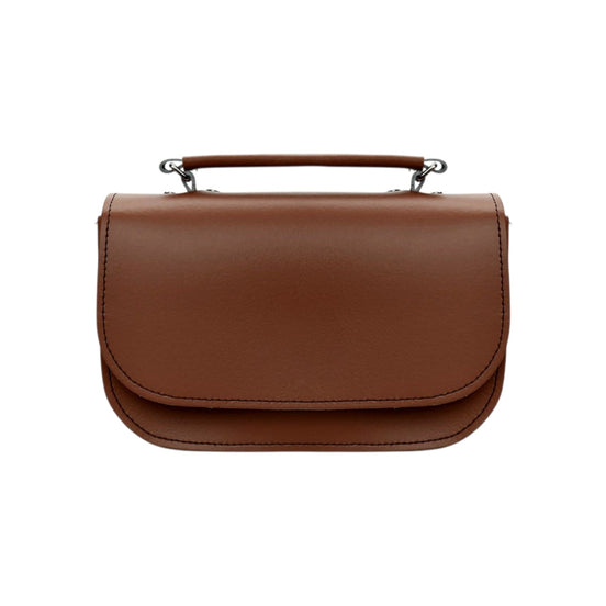 Aura Handmade Leather Bag - Chestnut