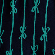 Lizea Tie Up Midi Skirt - Navy