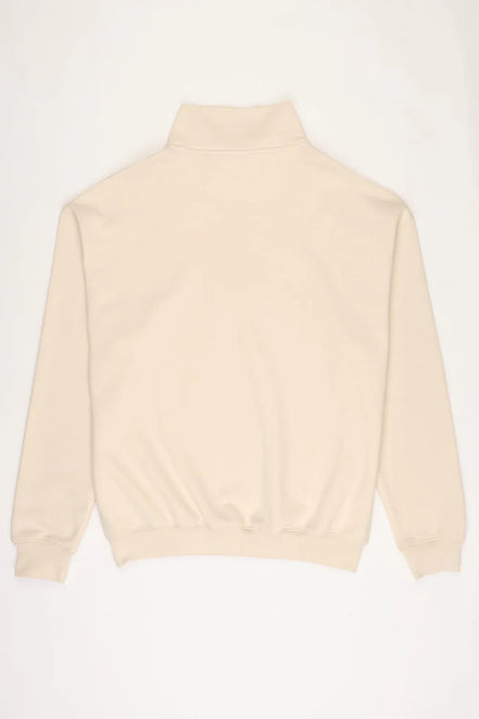 Beige 1/4 Zip Fleece Tracksuit