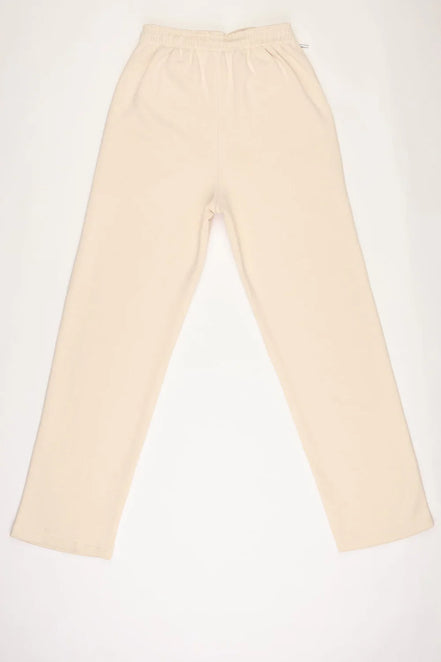 Beige 1/4 Zip Fleece Tracksuit