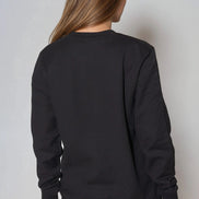 Black Amour Leopard Print Sweatshirt