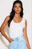 Silver Grey C'est La Vie Cotton Vest Top
