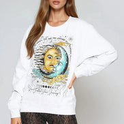 White Follow Your Journey Sweatshirt