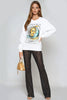 White Follow Your Journey Sweatshirt
