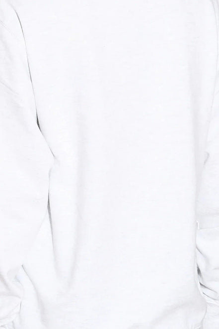 White Follow Your Journey Sweatshirt