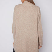 Beige Fringed Tassel Cardigan