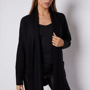 Black Fringed Tassel Cardigan