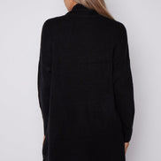 Black Fringed Tassel Cardigan