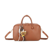Brown Handbag with Charms