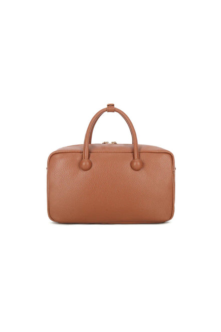 Brown Handbag with Charms