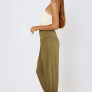 Khaki Harem Pants
