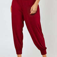 Wine Harem Pants