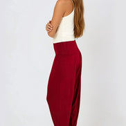 Wine Harem Pants