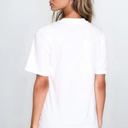 White Hearts Printed Cotton T-Shirt