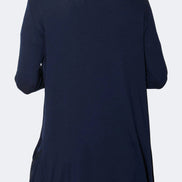 Navy Boyfriend Cardigan with Pockets