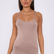 Mocha Strappy Top