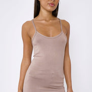 Mocha Strappy Top