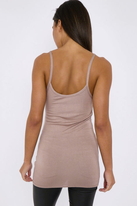 Mocha Strappy Top