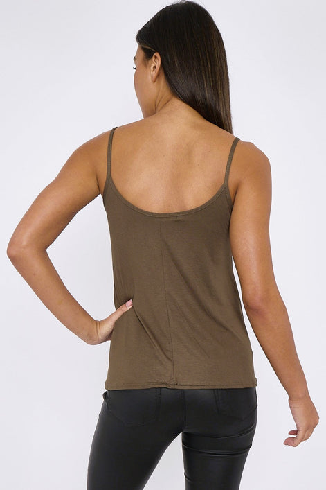 Khaki Cami Top