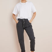 Charcoal Magic Drawstring Trousers