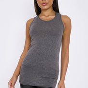 Charcoal Racerback Vest Top