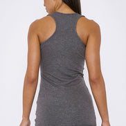 Charcoal Racerback Vest Top