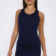 Navy Racerback Vest Top
