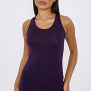 Purple Racerback Vest Top