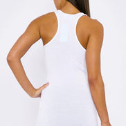 White Racerback Vest Top